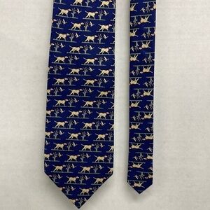 ALLEN tie Gone Hunting yellow blue mallards